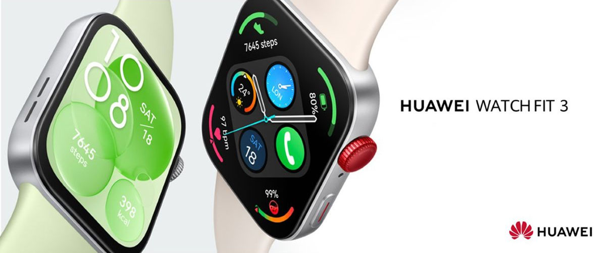 Kovový pásek na Huawei watch Fit 3 - baner